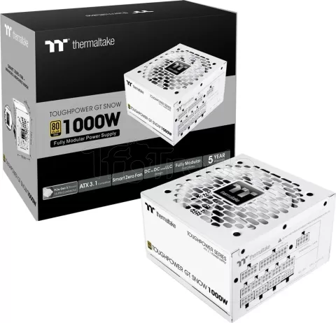 Photo de Alimentation ATX Thermaltake Toughpower GT - 1000W (Blanc)