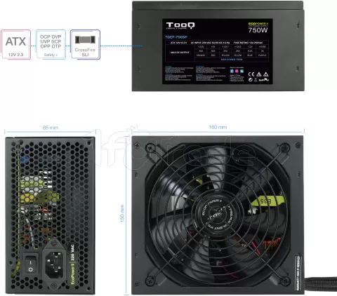 CORSAIR Alimentation PC - CX RGB Series CX750F - 750W - 80 PLUS Bronze - Modulai