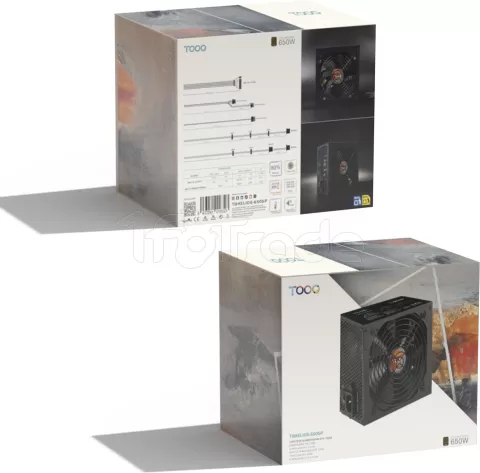 Photo de Alimentation ATX TooQ HELIOS 650W (Noir)