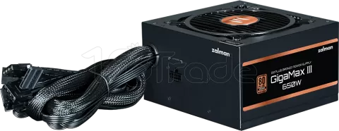 Photo de Alimentation ATX Zalman GigaMax GVIII - 650W (Noir)