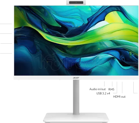 Photo de All In One Acer Aspire C27-1E13U7UNH - 27" (Blanc) FreeDOS