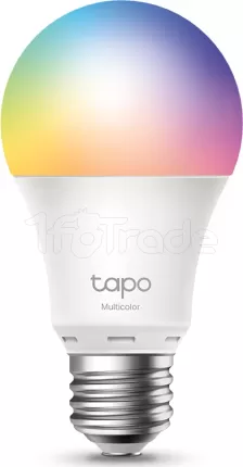 Photo de Ampoule LED connectée TP-Link Tapo L530E Wi-Fi 800lm (E27) RGB