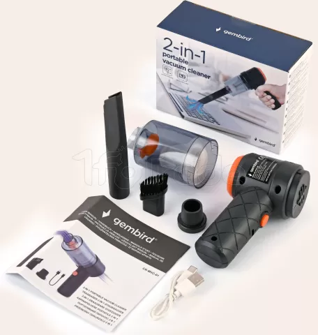 Photo de Aspirateur/Dépoussiéreur sans fil Gembird 2en1