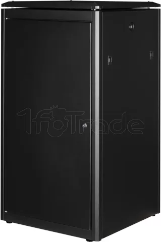 Photo de Baie Serveur Pro 19" 22U - 600x600mm avec porte vitrée (Noir)