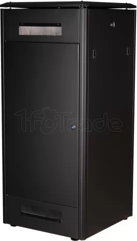 Photo de Baie Serveur Pro 19" 26U - 600x600mm avec porte vitrée (Noir)