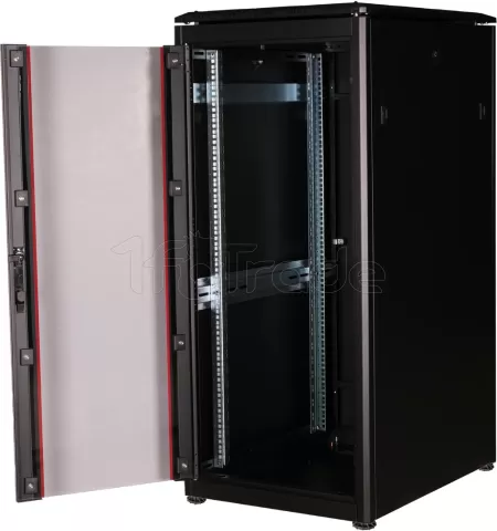 Photo de Baie Serveur Pro 19" 26U - 600x800mm avec porte vitrée (Noir)