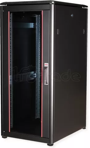 Photo de Baie Serveur Pro 19" 26U - 600x800mm avec porte vitrée (Noir)
