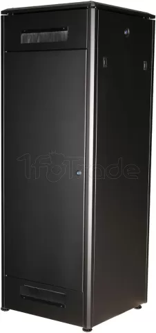 Photo de Baie Serveur Pro 19" 32U - 600x600mm avec porte vitrée (Noir)