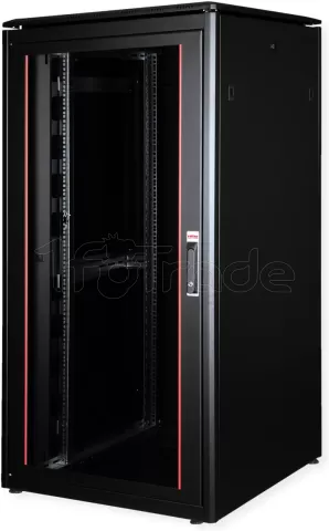 Photo de Baie Serveur Pro 19" 32U - 800x800mm avec porte vitrée (Noir)