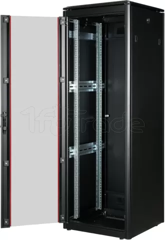 Photo de Baie Serveur Pro 19" 36U - 600x800mm avec porte vitrée (Noir)
