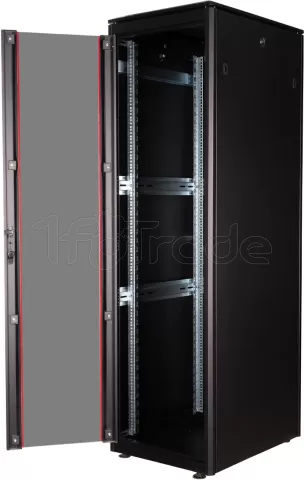 Photo de Baie Serveur Pro 19" 42U - 600x800mm avec porte vitrée (Noir)