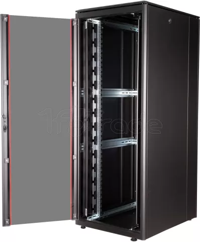 Photo de Baie Serveur Pro 19" 42U - 800x1000mm avec porte vitrée (Noir)