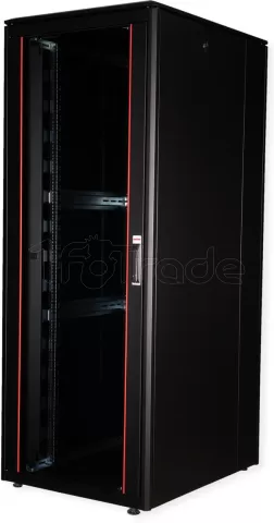 Photo de Baie Serveur Pro 19" 42U - 800x1000mm avec porte vitrée (Noir)