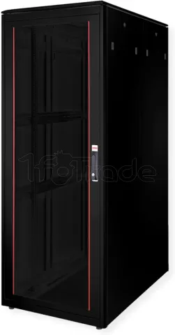 Photo de Baie Serveur Pro 19" 42U - 800x1200mm avec porte vitrée (Noir)