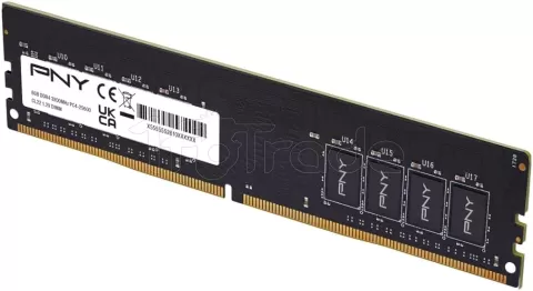 Photo de Barette mémoire 8Go DIMM DDR4 PNY Performance 3200Mhz (Noir)