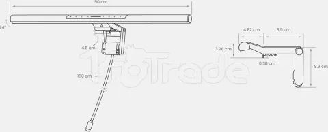 Photo de Barre lumineuse BenQ ScreenBar Pro pour écran (Noir)