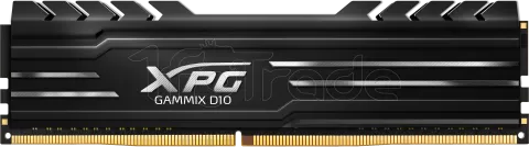 Photo de Barrette mémoire 16Go DIMM DDR4 Adata XPG GammiX D10  3200Mhz (Noir)