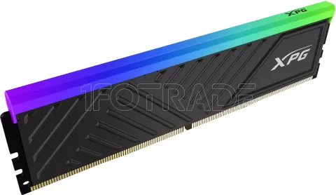 Photo de Barrette mémoire 16Go DIMM DDR4 Adata XPG SpectriX D35G RGB 3200Mhz (Noir)