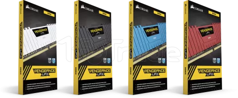 Photo de Barrette mémoire 16Go DIMM DDR4 Corsair Vengeance LPX  3000Mhz (Noir)