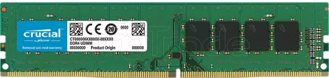 Photo de Barrette mémoire 16Go DIMM DDR4 Crucial  2400Mhz (Vert)