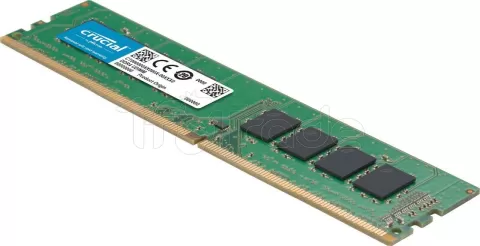 Photo de Barrette mémoire 16Go DIMM DDR4 Crucial  2666Mhz (Vert)