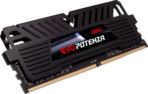 Photo de Barrette mémoire 16Go DIMM DDR4 GeIL Evo Potenza 3600Mhz (Noir)