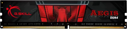 Photo de Barrette mémoire 16Go DIMM DDR4 G.Skill Aegis  2400Mhz (Noir et Rouge)