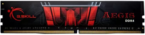 Photo de Barrette mémoire 16Go DIMM DDR4 G.Skill Aegis 4  2400Mhz (Noir et Rouge)