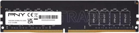 Photo de Barrette mémoire 16Go DIMM DDR4 PNY Performance 3200Mhz (Noir)