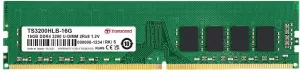 Photo de Barrette mémoire 16Go DIMM DDR4 Transcend 3200Mhz (Vert)