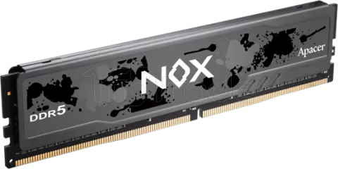 Photo de Barrette mémoire 16Go DIMM DDR5 Apacer Nox  5200MHz (Noir)