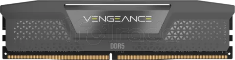 Photo de Barrette mémoire 16Go DIMM DDR5 Corsair Vengeance 6000MHz CL36 (Noir)