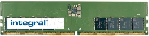 Photo de Barrette mémoire 16Go DIMM DDR5 Integral 5600MHz (Vert)