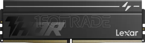 Photo de Barrette mémoire 16Go DIMM DDR5 Lexar Thor 2nd Gen 6000MHz CL40 (Noir)