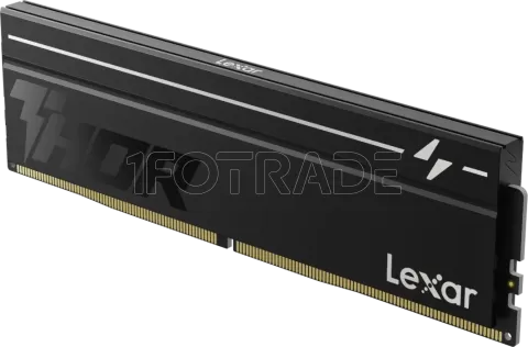 Photo de Barrette mémoire 16Go DIMM DDR5 Lexar Thor 2nd Gen 6000MHz (Noir)
