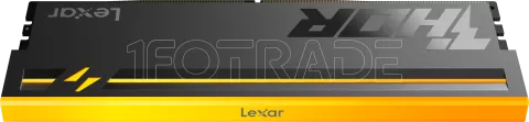 Photo de Barrette mémoire 16Go DIMM DDR5 Lexar Thor 2nd Gen RGB 6000MHz CL36 (Noir)