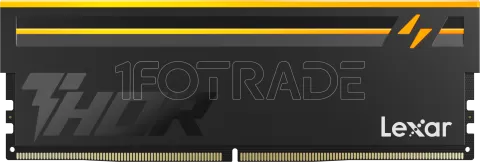 Photo de Barrette mémoire 16Go DIMM DDR5 Lexar Thor 2nd Gen RGB 6000MHz CL38 (Noir)