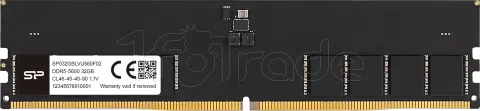 Photo de Barrette mémoire 16Go DIMM DDR5 Silicon Power 5600Mhz CL46 (Noir)
