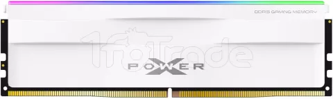 Photo de Barrette mémoire 16Go DIMM DDR5 Silicon Power XPower Zenith RGB 5600Mhz (Blanc)