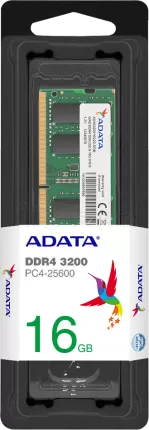Photo de Barrette mémoire 16Go SODIMM DDR4 Adata Premier 3200Mhz (Vert)