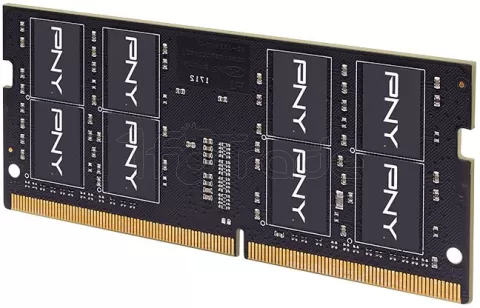 Photo de Barrette mémoire 16Go SODIMM DDR4 PNY Performance 3200MHz (Noir)