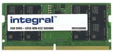 Photo de Barrette mémoire 16Go SODIMM DDR5 Integral 4800 MHz (vert)