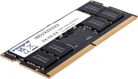 Photo de Barrette mémoire 16Go SODIMM DDR5 Integral  4800 MHz (vert)