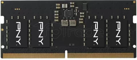 Photo de Barrette mémoire 16Go SODIMM DDR5 PNY Performance 4800MHz (Noir)