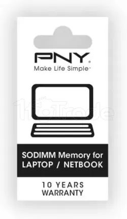 Photo de Barrette mémoire 16Go SODIMM DDR5 PNY Performance 4800MHz (Noir)