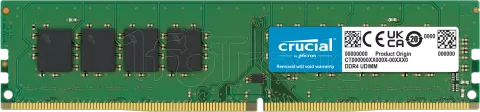 Photo de Barrette mémoire 32Go DIMM DDR4 Crucial Classic 3200Mhz (Vert) Version OEM (Tray)