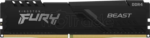 Photo de Barrette mémoire 32Go DIMM DDR4 Kingston Fury Beast  3200Mhz (Noir)