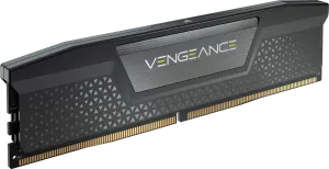 Photo de Barrette mémoire 32Go DIMM DDR5 Corsair Vengeance 5200MHz CL40 (Noir)