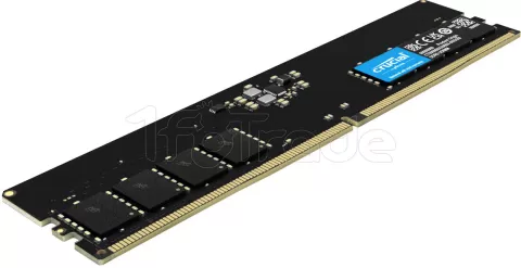Photo de Barrette mémoire 32Go DIMM DDR5 Crucial Classic 5200MHz (Noir)