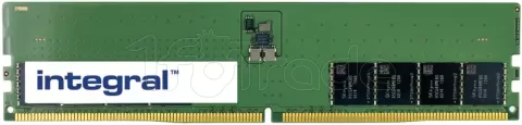 Photo de Barrette mémoire 32Go DIMM DDR5 Integral 4800MHz (Vert)